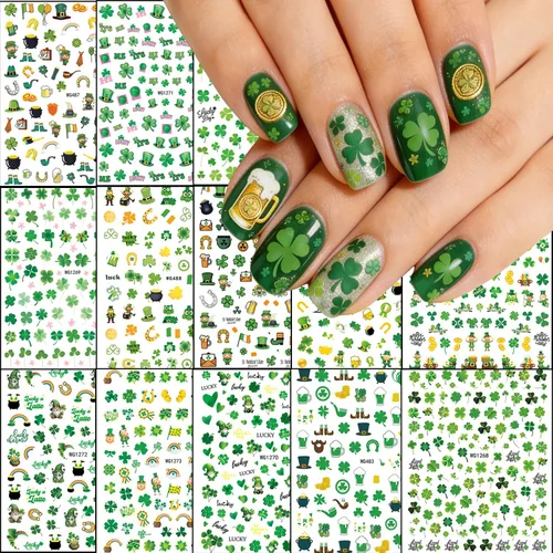 Miniatura 31 de 8 hojas de calcomanías de uñas de Halloween con diseños de fantasmas lindos, calabaza, araña, telaraña, sangre, llama 3D, autoadhesivas, Otoño