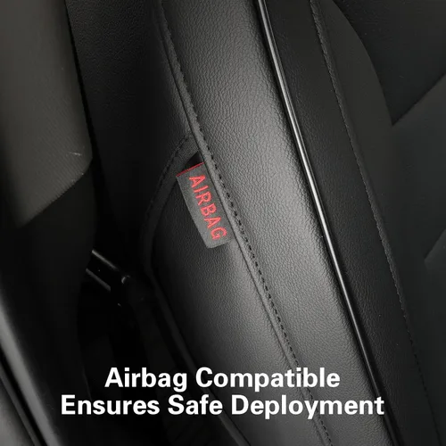 Miniatura 3 de EKR Fundas para Asientos Silverado de Ajuste Personalizado para (Cabina Doble) 2014 2015 2016 2017 2018 Chevrolet Silverado 1500 & HD 2500/3500