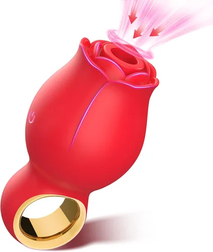 Miniatura 8 de Vibrator Rose Sex Toy - Adult Toys with 360° Rotated Licking Tongue, Female Vibrator for Clitoral Nipple Stimulation