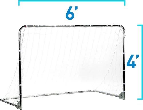 Miniatura 52 de Franklin Sports Porterías de fútbol de competición – Porterías de fútbol de acero portátiles para patio trasero – Portería de fútbol para adultos +