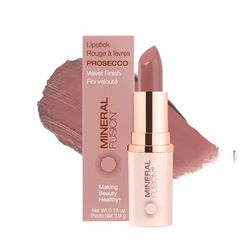 Miniatura 21 de Mineral Fusion Lápiz labial de larga duración, color de labios vívido y sin manchas con aceite de aguacate, manteca de semilla de cacao, libre
