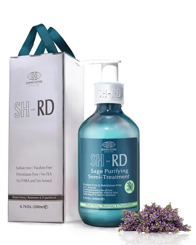 SH-RD Semitratamiento purificador de salvia para cabello graso/cuero cabelludo | Acondicionador equilibrante con extracto de salvia clarificante,