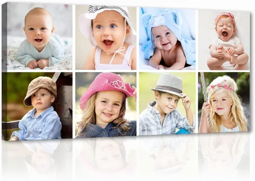 Miniatura 14 de LZIMU Lienzo de fotos de collage personalizado, arte de pared, lienzo de imágenes personalizadas, lienzo para decoración del hogar