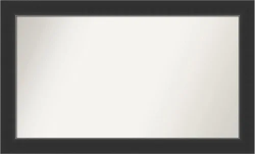 Miniatura 373 de Amanti Art Espejo personalizado, espejo de baño negro Astor, espejo de pared o espejo de tocador de baño sobre el fregadero (25 x 25 pulgadas)
