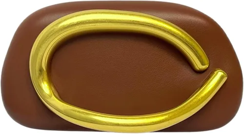 Miniatura 24 de Bolso de mano de acrílico para mujer, bolso de noche redondo clásico, bolso de manillar de metal vintage para boda, fiesta de graduación.