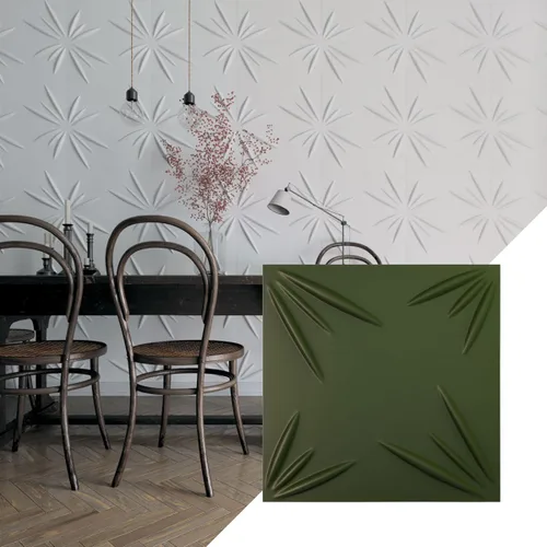 Miniatura 42 de Ekena Millwork WP20X20INWH 19 5/8 pulgadas de ancho x 19 5/8 pulgadas de alto Inula EnduraWall Decorativo 3D Panel de Pared Cubre 2.67 pies cuadrados