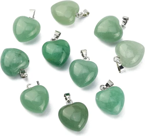Miniatura 19 de LiQunSweet 10 piezas de eslabones de piedras preciosas de cristal de amatista natural, enlaces envueltos en alambre con alambres de latón dorado