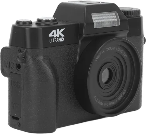 Cámara digital, enfoque automático 48MP 16x zoom digital 4K Vlogging cámara como un