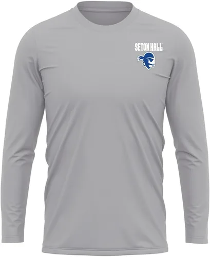 Miniatura 409 de Camisa deportiva de manga larga oficial de la NCAA Collegiate para hombre, con logotipo en el pecho izquierdo, colección Athletic Heather
