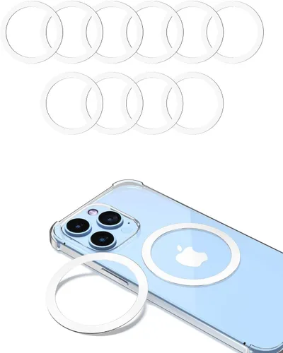 Miniatura 9 de KALAPOP Anillo de Carga Inalámbrica Magnética Magsafe - 6 PIEZAS, Adhesivo Magsafe Ultradelgado (0.4mm), Compatible con iPhone 17/Air/16/15/14/13