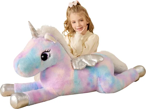 Miniatura 8 de EARTHSOUND Juguete de peluche de elefante gigante, de 30 pulgadas, juguetes suaves y grandes, tamaño grande, enorme y esponjoso, de gran