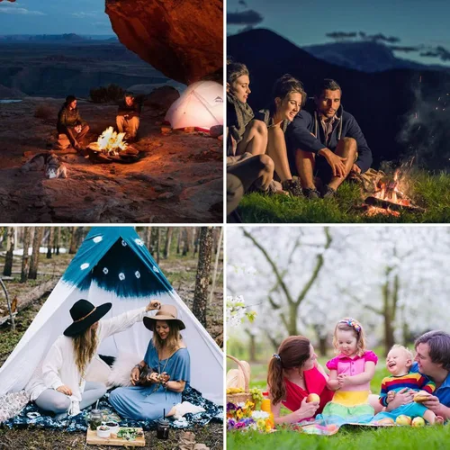 Miniatura 6 de Saco de dormir de 3 a 4 estaciones para adultos y niños, bolsa de camping ligera y cálida para clima frío con saco de compresión impermeable - Rosa