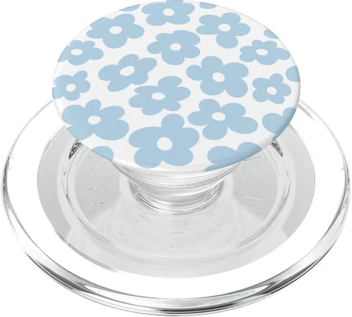 Miniatura 8 de PopSockets PopSockets intercambiables con flores de color azul claro