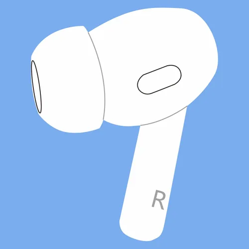 Meenova Reemplazo de auriculares originales A2931, A2698, A2699 para AirPod Pro (2ª generación), solo un lado derecho de la oreja, A2700, compatible
