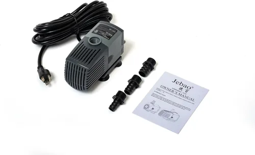 Miniatura 5 de Jebao Bomba sumergible de fuente para hidroponía, acuaponía, cascada, estanque de peces (FA-2000F, 530GPH)