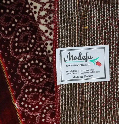 Miniatura 6 de Modefa Alfombra de oración islámica grande y ancha de terciopelo – Janamaz Sajada musulmana – Alfombra gruesa de oración turca para hombres