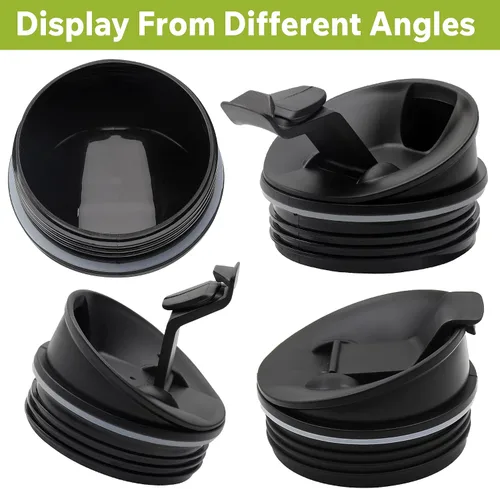 Miniatura 4 de 2 piezas de repuesto para licuadora Ninja, 2.81 pulgadas de diámetro interior, tapas de boquilla de sellado compatibles con vasos Ninja de 16 onzas