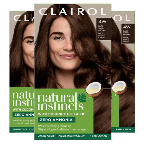Miniatura 31 de Clairol Natural Instincts - Tinte semipermanente para el cabello, color negro azul 2BB, paquete de 1 unidad 2BB Azul Negro