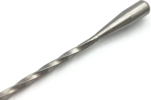 Miniatura 5 de Cuchara mezcladora de acero inoxidable de 12 pulgadas, cucharas de barra de cuello giratorio, cuchara coctelera de bar, paquete de 3