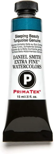 Miniatura 102 de DANIEL SMITH 284600029, tubo de pintura acuarela extrafina de turquesa cobalto de 15 ml, 0.5 fl oz (paquete de 1)