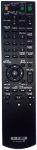 RM-ADU007 - Mando a distancia reemplazado para Sony DAV-HDX274 RMADU007A HCDHDX277 HCD-HDX287WC HCD-HDX576 HCD-HDX475 DAV-HDZ273 Receptor de