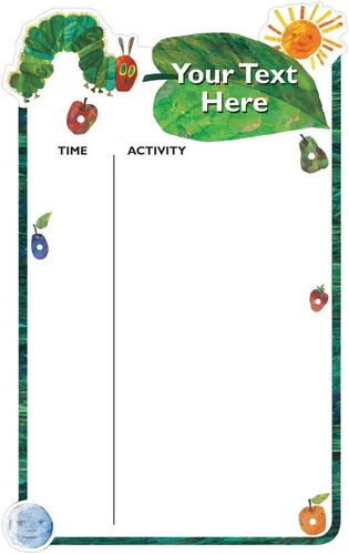 Miniatura 8 de Oliver's Label - Calcomanía de pared laminada de borrado en seco, 17.45 x 11 pulgadas, planificador diario personalizado para niños, pizarra blanca
