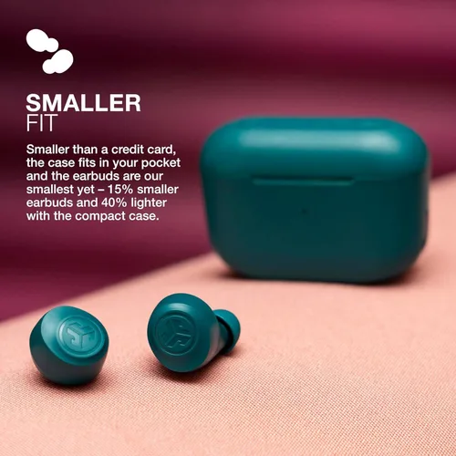 Miniatura 26 de JLab Go Air Pop+ Auriculares Verdaderamente Inalámbricos, Auriculares Intraaurales, Auriculares Bluetooth, 35H de Tiempo de Reproducción, Menta