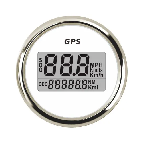 Miniatura 9 de ELING Velocímetro digital GPS para automóvil, de 2 pulgadas, 0-999 KM/H, MPH, kit de medidor de nudo, ODO con retroiluminación roja, 12 V, 24 V