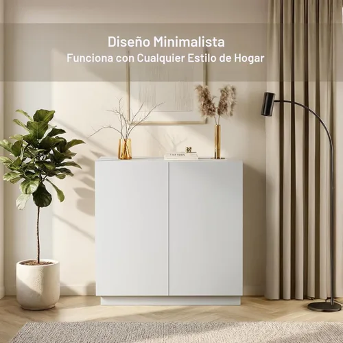 Miniatura 2 de Amunrbrek Caja de Arena Grande/Alta con Compartimento, Mueble Moderno de Madera para Caja de Arena XL con Almacenamiento Oculto como Aparador Blanco