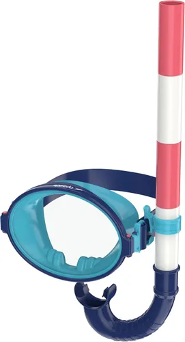 Miniatura 9 de Speedo Máscara de natación unisex para niños Lido Collection Máscara y Snorkel Gaviota/Celeste