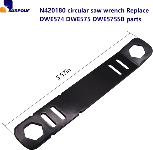Miniatura 2 de N420180 N165861 Llave de sierra circular 60V 7-1/4 pulgadas Reemplazo DWE574 DWE575 DWE575 DWE575SB Parte