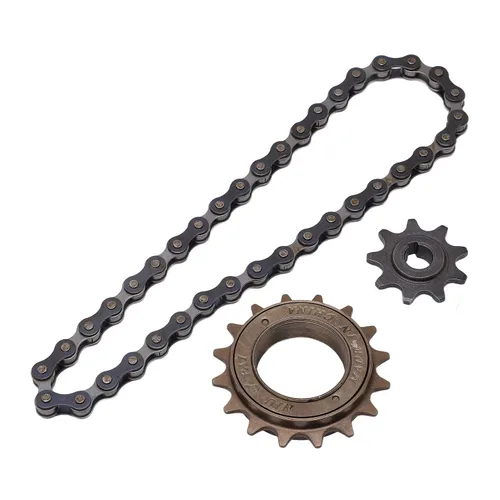 Miniatura 3 de Vbestlife Kit de cadena de rueda libre - Rueda libre de 16 dientes, piñón de 9 dientes, cadena de 38 secciones para accesorios de modificación