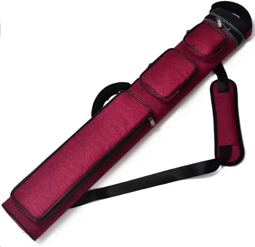 Miniatura 10 de Estuche de transporte para palo de billar Champion 2x4, 3x6 de nylon/piel sintética, 4S2B, 6S3B