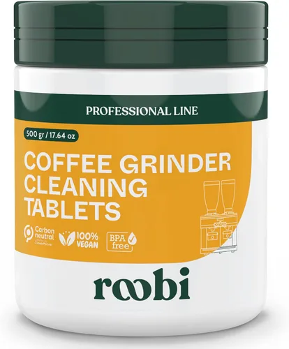 Miniatura 11 de Roobi - Pastillas limpiadoras para máquina de café expreso. Limpiador de máquina de café en pastillas. Paquete de 100 pastillas limpiadoras de café