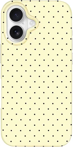 Miniatura 33 de Hython Funda para iPhone Air, diseño estético de lunares lindos, funda simple de 6.5 pulgadas, delgada, antiarañazos, parachoques de TPU suave, a