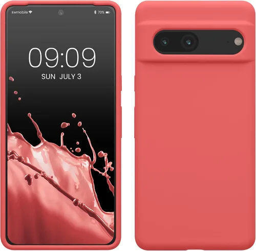 Miniatura 21 de kwmobile Funda compatible con Google Pixel 7 - Funda de silicona TPU con acabado suave - Piedra antigua