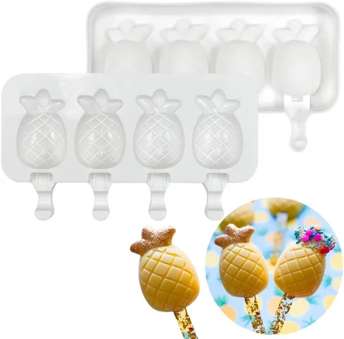 Miniatura 21 de Molde de silicona para paletas de helado, molde de silicona suave y liso para bricolaje, hecho en casa, helado, caramelo, pastel, molde Tipo 4