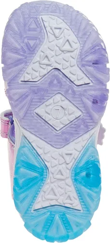 Miniatura 7 de Disney Zapatos para niñas - Minnie Mouse o Frozen - Sandalias deportivas con punta cerrada con luz (6T-12), AnnaElsa