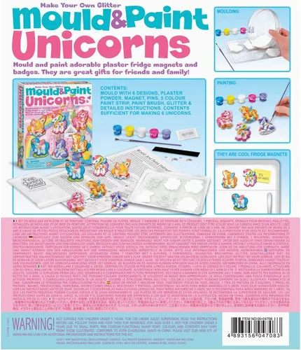 Miniatura 5 de Kit de arte de yeso DIY de llama para moldear y pintar