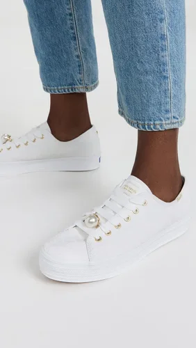 Miniatura 4 de Keds Tenis Triple Kick Ks con ojales florales para mujer