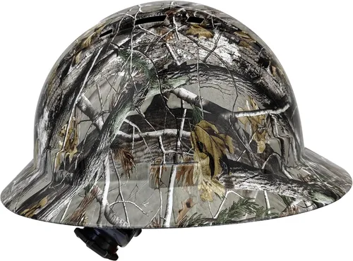 Miniatura 7 de Casco de seguridad OSHA de ala completa, casco de seguridad duradero y ligero de fibra de carbono, equipo de protección de suspensión de trinquete