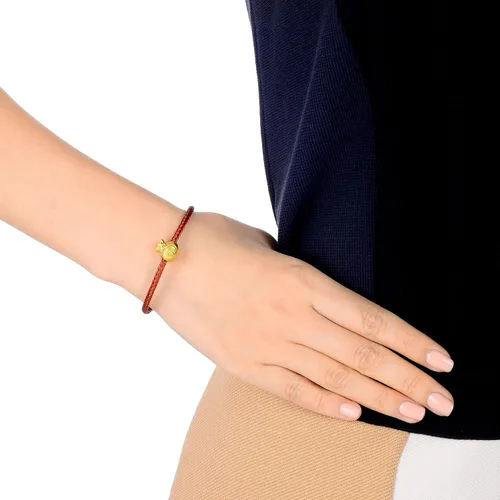 Miniatura 2 de Chow Sang Sang 999 - Pulsera de oro macizo de 24 quilates para mujer 89197C Oro macizo de 24 quilates
