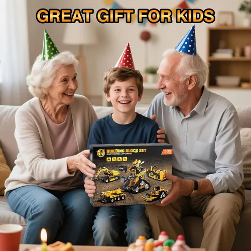 Miniatura 7 de Kit de robótica STEM 5 en 1 para niños de 6 a 14 años, excavadora STEM remota y controlada por aplicaciones/camión/robot/topadora/rodillo, 535