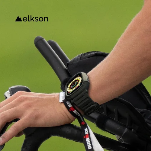 Miniatura 8 de elkson Quattro Pro Series Rugged para Apple Watch Ultra 3 2 1 Band Case de 1.732 pulgadas (1.929 in), protector de pantalla de vidrio templado