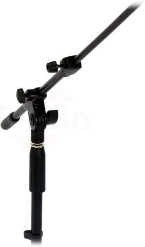 Miniatura 6 de GRIFFIN Soporte de micrófono corto (serie Low Profile-X) – Soporte de trípode para bombo, amplificadores de guitarra, escritorios de estudio, canto