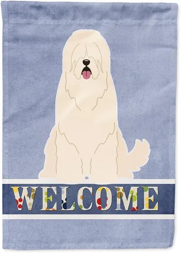 Miniatura 225 de Caroline's Treasures BB5622GF Airedale - Bandera de bienvenida para jardín, bandera decorativa para patio, exteriores, patio, parterres