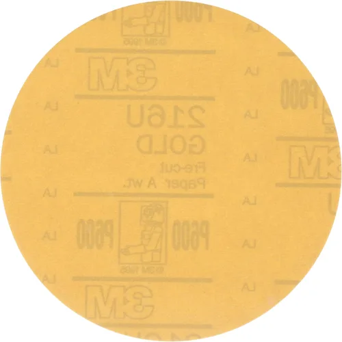 Miniatura 22 de 912 Hookit disco de arena P5A de 3" color oro de 3M, P400, 6, Dorado