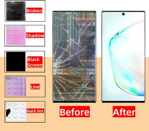 Miniatura 3 de TFT Galaxy Note 10 Plus Reemplazo de pantalla para Samsung Galaxy Note10 Plus Pantalla LCD táctil digitalizador Pantalla con marco delgado Kit