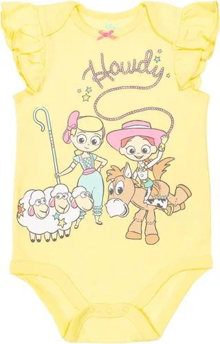Miniatura 4 de Disney Classics The Aristocats Lion King Winnie the Pooh Pixar Toy Story Baby Girls 5 Pack Bodysuits Newborn to Infant