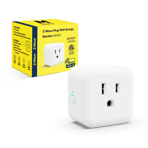 Miniatura 9 de Minoston Regulador de salida Z-Wave, enchufe inteligente Z-Wave serie 800, requiere concentrador Z-Wave, compatible con Alexa y Google Assistant